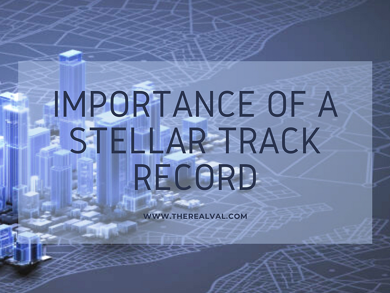 Importance of a stellar track record